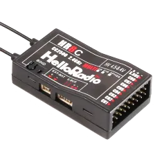 HelloRadioSky HR8C 2.4GHz 9CH CC2500 D8/D16/SFHSS PWM Mini Receiver for RC Airplane FPV Racer Drone RC Car Boat