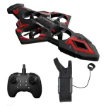 H36 2.4G Flying Sword EVA Foam 360° Flip Roll Turbofans Motors 4CH LED RC Toy Gift Remote Control Drone Airplane Quadcopter Stunt Glider RTF
