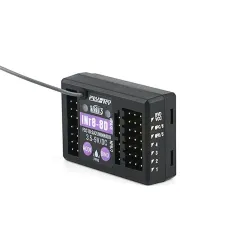 Flysky INr8-8D 2.4GHz 8CH AFHDS 3 Waterproof RC Receiver Integrated Lighting Control Compatible with NB4 NB4+ NB4PRO NB4 PRO+ Transmitter for RC Airplane Car Crawler Truck Racing Buggy