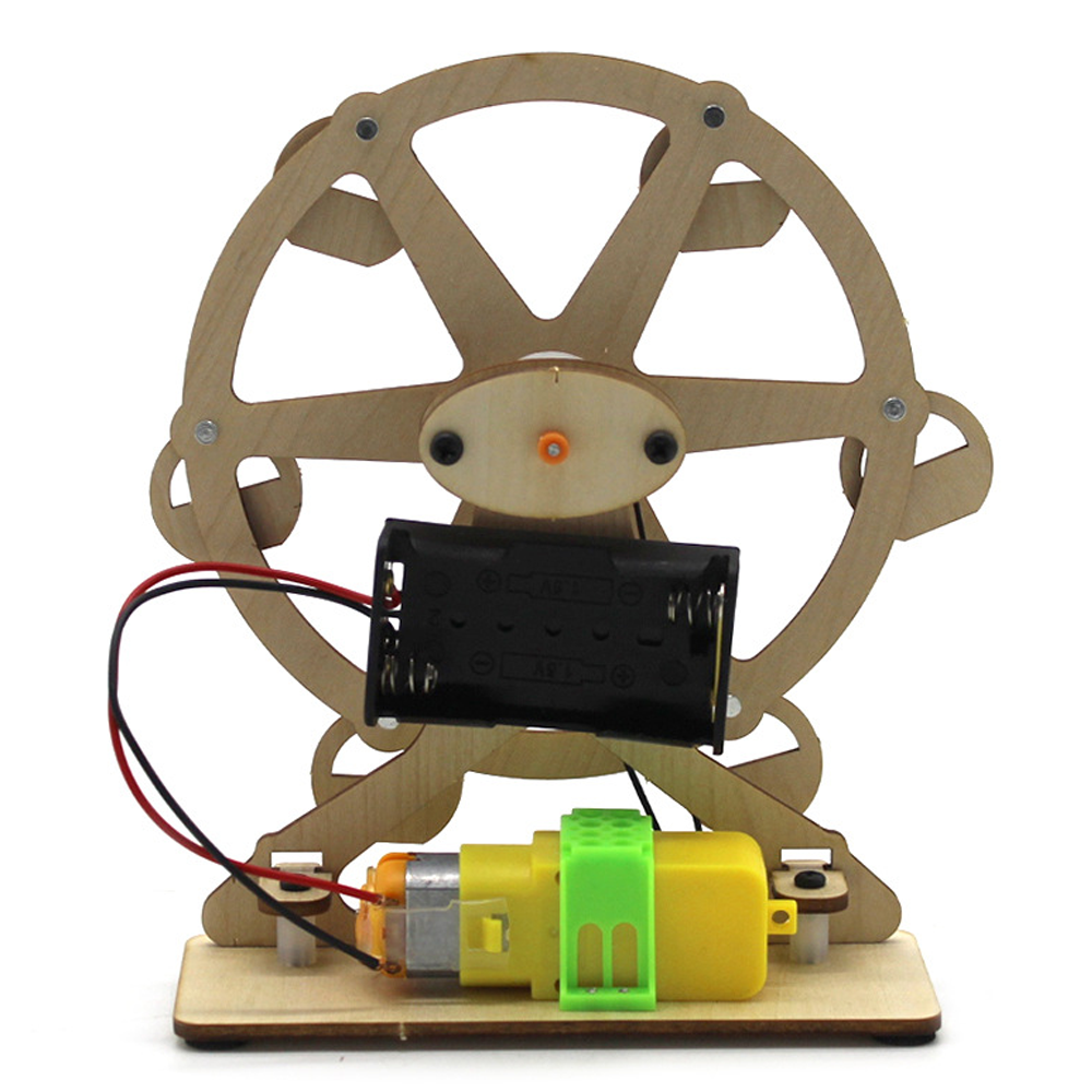 Wooden Ferris Wheel Model Assembly Kit DIY Children's Science Experiment Education Toy Student Technology Small Production
