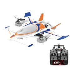 QIDI 570 2.4GHz 6CH 315mm Apertura alare VTOL One Click Modalità Gru Volo Notturno 6-Axis Gyro Brushless EPP RC Airplane RTF Compatibile Futaba & DSM Receiver