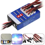 12 LED Lighting Kit Steering Brake Simulation Flash Light for 1/10 Yokomo Tamiya HSP HPI RC Car