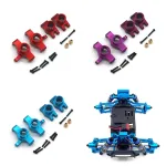 Upgraded Metal Spare Parts Front Steering Cup Rear Wheel Seat Set for 1/20 MJX 20208 JJRC C8811 RC Car Vehicle Models Parts