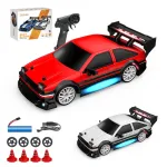 ENOZE 8603 8604 RTR 1/24 2.4G 4WD 30km/h Drift RC Car Tesla AE86 High Speed Racing LED Light On-Road Vehicles Models Toys