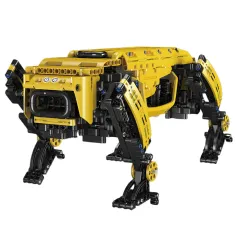 قالب الملك 15075/15067 التقنية RC القابل للبرمجة روبوت لبنة البناء بمحركات AlphaDog نموذج طقم تجميع الطوب 921 قطعة هدية الاطفال
