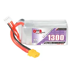 GNB GAONENG 11.4V 1300mAh 60C 3S LiPo Battery XT30/XT60 Plug for RC Drone