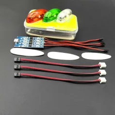 URUAV SL03 Wireless Night Flight LED Flash Light Built-in 85mAh LiPo Battery For RC Airplane FPV Racer Drone