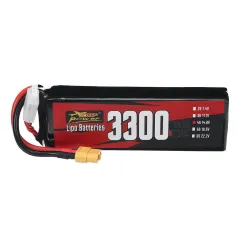 ZOP Power 3S 11.1V 3300mAh 120C 36.63Wh LiPo Battery XT60 Plug for RC Car