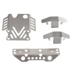Upgrated Metal Accessories 304 Chassis Armor Kit for MJX 1/12 H12Y H12Y+ RC Car Vehicle Models Spare Parts