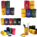 Simulation Decorative Oil Drum Accessories for 1/8 1/10 Climbing Car TRX4 SCX10 Vehicles Models RC Car Parts