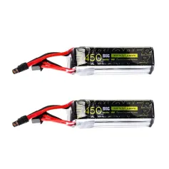 2 peças Flywoo Explorer 15,2 V 450 mAh 80C 4S HV LiPo Bateria XT30 Plug