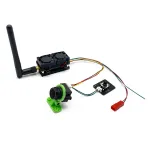 High Power 200mw 500mw 1W 5.5W Adjustable VTX FPV Transmitter with 1200TVL Analog FPV Camera 5.8G 48CH Dual Cooling Fans 7-36V FPV Transmitter Long Distance Wireless Image Transmission SmartAudio TBS Support for FPV Racing Drone RC Airplane Fixed Wings