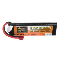 ZOP Power 7.4V 3000mAh 70C 2S LiPo Battery T Plug ສໍາລັບ RC Car