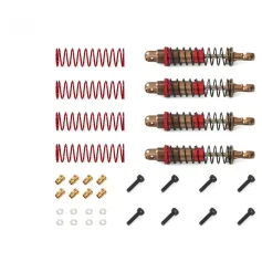 4PCS Upgraded Metal Oil Filled Shock Absorber Dampers for SG PINECONE FORSET 2401 1/24 RC Cars Vehicles Models DIY Modification Spare Parts Accessories P24-BZ01