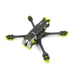 GEPRC GEP-MK5 225 mm-es tengelytáv 5 mm-es karvastagságú szénszálas X típusú vázkészlet a Mark5 HD RC Drone FPV Racing számára