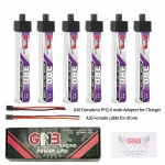 6db gaoneng 3.8V 380mAh 60C 1S LiHV akkumulátor A30 csatlakozó adapterkábellel a BetaFPV Meteor65 Pro Happymodel Mobula6 HD-hez