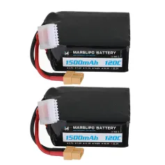MARSLIPO 22.2V 1500mAh 120C 6S Lipo Battery XT60 Plug for SpeedyBee Master 5 V2 Darwinfpv CineApe35 6S iFlight SH CineFlow 5 FPV Racing Drone
