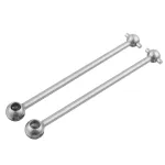 2PCS WLtoys 144001 144010 1/14 RC Car Spare Metal Universal Drive Shaft 1282 Vehicles Model Parts