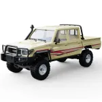 UDIRC UCX1801 PRO RTR 1/18 2.4G 4WD Brushless FOC RC Car for TOYOTA Land Cruiser LC79 Rock Crawler Tank Turn Off-Road Climbing Truck LED Light Two Speed Reverse Gearbox Mechanical Shift Oil Filled Shocks Mirco Vehicles Models Toys