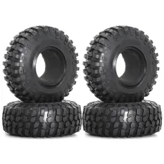 4PCS 1.9 Inches Tyres Tire Skin for 1/10 Rock Crawler Climbing Truck RC Cars Vehicles Models Spare Parts Accessories