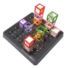 7071 Reasoning Laser Maze Beam-bending Thinking Game Building Blocks Cube Educational Reasoning Children's Desktop Toys