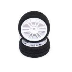 2PCS ZD Racing 6296 Tires Set for RAPTORS BX-16 9051 1/16 2.4G 4WD Touring Rc Car Parts