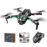 YCRC V186 Three Camera WiFi FPV with HD 3 Lens Electric Adjustment 360° Obstacle Avoidance Optical Flow Positioning Brushless Foldable RC Drone Quadcopter RTF