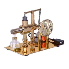 Stirling Engine Model Generator Physics Experiment Science Discovery Production Invention DIY Project Part Gift Collection Toys