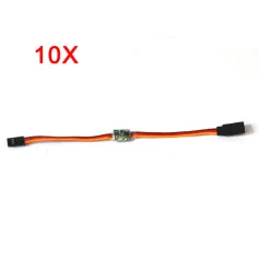 10X 3,6V-24V Servo Sinal Reverso Suporte Alta Tensão Compatível com Todos os Servos