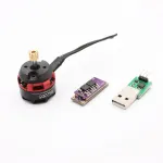 QY3D Upgraded Brushless Motor 2205 2300KV 40A ESC Parameter Tuner Conversion Seat Set for TOYOTA Land Cruiser LC79 MNRC MN82 1/12 RC Cars Vehicles Models Parts