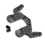 Upgraded Carbon Fiber Rear Shock Absorber Bracket 3.0mm for Hotshot II Tamiya 1/10 2024 Version RC Cars Vehicles Models Spare Parts