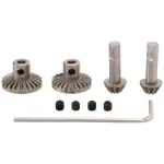 Upgraded Metal Parts Front Rear Bridge Axle Small Large Bevel Gear for MNRC MN78 MN82 MN168 MN99S V2 1/12 RC Cars Vehicles Models Spare Accessories