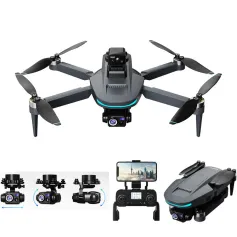 LYZRC L200 PLUS MAX 249g GPS 5G WiFi FPV с 4K EIS HD ДВОЙНА КАМЕРА 3-осен механичен стабилизиращ кардан 360° Избягване на препятствия Безчетков сгъваем RC дрон квадрокоптер RTF