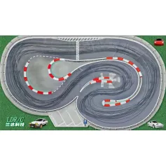 LDRC A86 A86P 1802 1/18 1/24 Drift RC Car Parts 2X3.5m Race Track Map Table Scene Mat Vehicles Model Parts LA0050