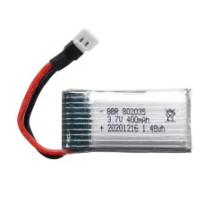 VolantexRC 761-4 Sport Cub 500/Eachine Mini T-28 Trojan/Eachine Mini Mustang P-51D/Eachine Mini F4U RC Airplane Spare Part 3.7V 400mAh Lipo Battery