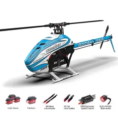 グースキーレジェンドRS6 6CH 3D アクロバット600クラスフライバーレスRCヘリコプター(メインブレード&テールブレードコンボバージョンPNP