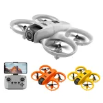 デュアルカメラ付きYCRC V66 WiFi FPV 180°電気的に調整可能なオプティカルフローホバー自動障害物回避LEDライトサークル保護キッズギフト2.4G 4CH6軸リモコンRCおもちゃドローンクワッドコプターRTF