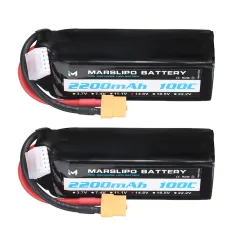 Bateria de lipo MARSLIPO 14,8 V 2200 mAh 100C 4S XT60 Plug para drones RC
