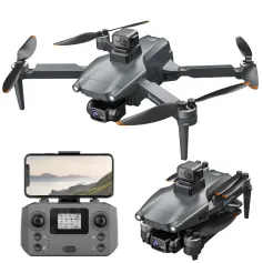 LYZRC L600 PRO GPS 5G WiFi FPV with 4K ESC HD Dual Camera 360° Obstacle Avoidance Optical Flow Positioning Brushless Foldable RC Drone Quadcopter RTF