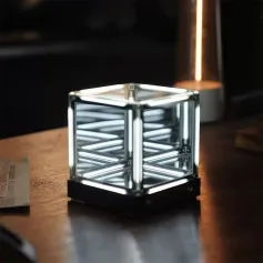 NIKOLATOY 4D Infinite Space Abyss Night Light Creative Desktop Decoration -koristeet