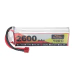 ZOP Power 14.8V 2600mAh 100C 4S LiPo Battery T Plug for RC Car