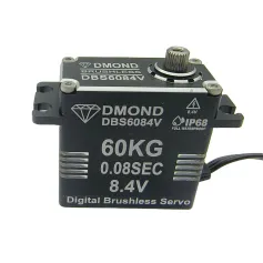 DMOND DBS6084V 60KG 0.08sec 8.4V IP68 Waterproof Digital Brushless RC Servo for 1/8 1/10 RC Crawler Buggys Vehicle Models
