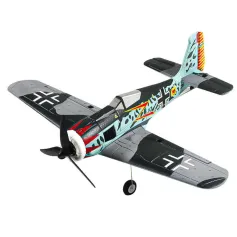 QF013 FW-190 ブラシレス 350mm翼幅 2.4GHz 4CH 6軸ジャイロ ワンキー アクロバットEPP RC飛行機固定翼ウォーバード RTF