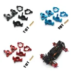 Upgraded Metal Parts Rear Wheel Seat Steering Cup C Hub Set for 1/14 ZD Racing MT16 Rlaarlo JIUSI MT14R PT14R RC Cars Vehicles Models Spare Accessories