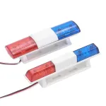 RC Car Parts LED Police Flash Light Alarming for 1/10 HSP Kyosho Tamiya Axial SCX10 D90 Vehicles Models Spare Accessories