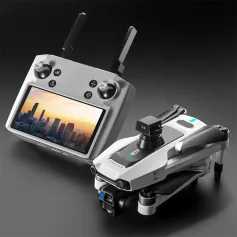 YLR/C S819 PRO GPS 6KM 5G Repeater Digital FPV with Real 2.7K HD Camera 3-Axis EIS Mechanical Gimbal 360° Obstacle Avoidance 5inch Touchable LCD Screen Controller Brushless Foldable RC Drone Quadcopter RTF