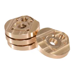 Upgraded New Metal Front and Rear Axles Brass Weights For MJX H12Y 1/12 RC Car Spare Parts