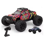 [EU/US Direct]JIUSI PT14R RTR 1/14 2.4G 4WD 80km/h Brushless RC Car 3S High Speed Off-road Truck Remote Control Racing Car Vehicles Models Metal Chassis Differential CVD Drive Shaft Rocket Motor Oil Filled Shocks Toys