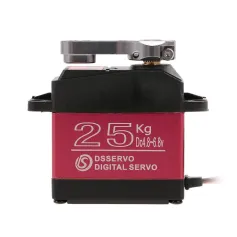 6pcs DSSERVO DS3225 25KG 180 Degree Metal Gear High Torque Waterproof Digital Servo For RC Airplane Robot Car