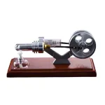 STARPOWER QX-SL-01/QX-SL-01-M Medinė bazė/metalinė bazė Stirlingo variklio modelis Fizikos eksperimentas Mokslo atradimų gamyba Išradimas Dovanų kolekcija Žaislai